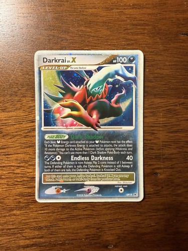 Pokémon Darkrai LV.X DP19 TCG Diamond and Pearl Black Star Promo Holo