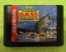 TNN OUTDOORS BASS TOURNAMENT 96 SEGA GENESIS GAME CARTRIDGE ONLY