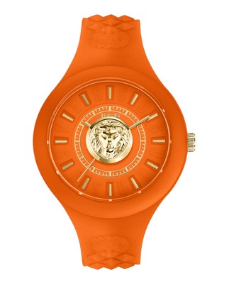 Versus Versace Womens Fire Island Orange 39mm Strap Fashion Watch