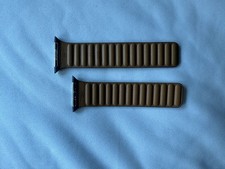 NEW Original Apple Watch Leather Link 41mm S/M Ink Color Natural Leather