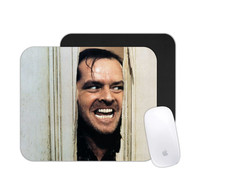 Horror Movie Cartoon Mouse Pad Dark Hotel Desk Mat Custom Scary Film Gift