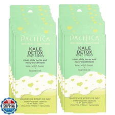 Pacifica - Blackhead Remover Strips Nose Strips - 12-PACK Kale Detox Skin Car