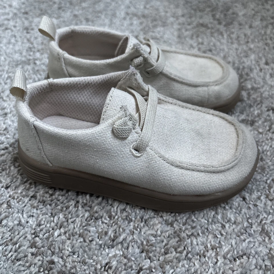 Mocasín Baby GAP talla 7 niños pequeños marfil Foto 3 de 4