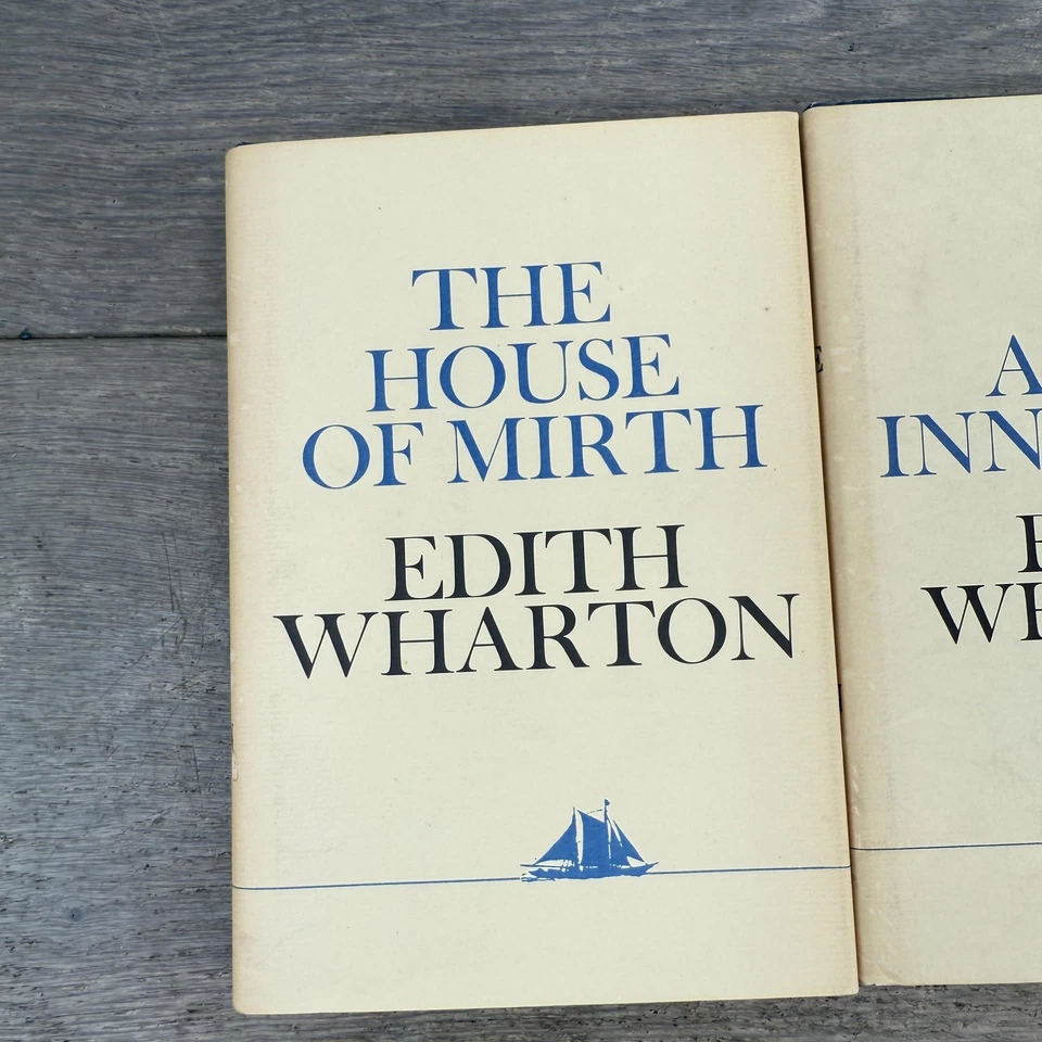 Vintage Edith Wharton Hardcover House of Mirth Age of Innocence Scribners Foto 3 de 4