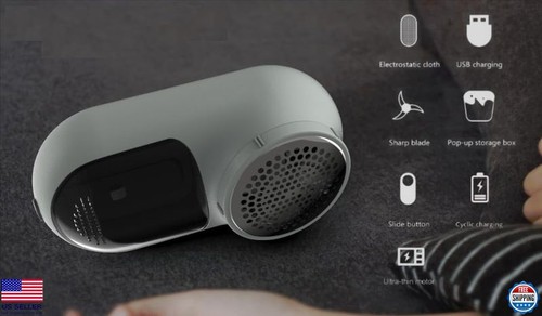 Wiederaufladbarer Stoffrasierer, Fusselentferner & Defuzzer für Kleidung & Möbel - Bild 6 von 6