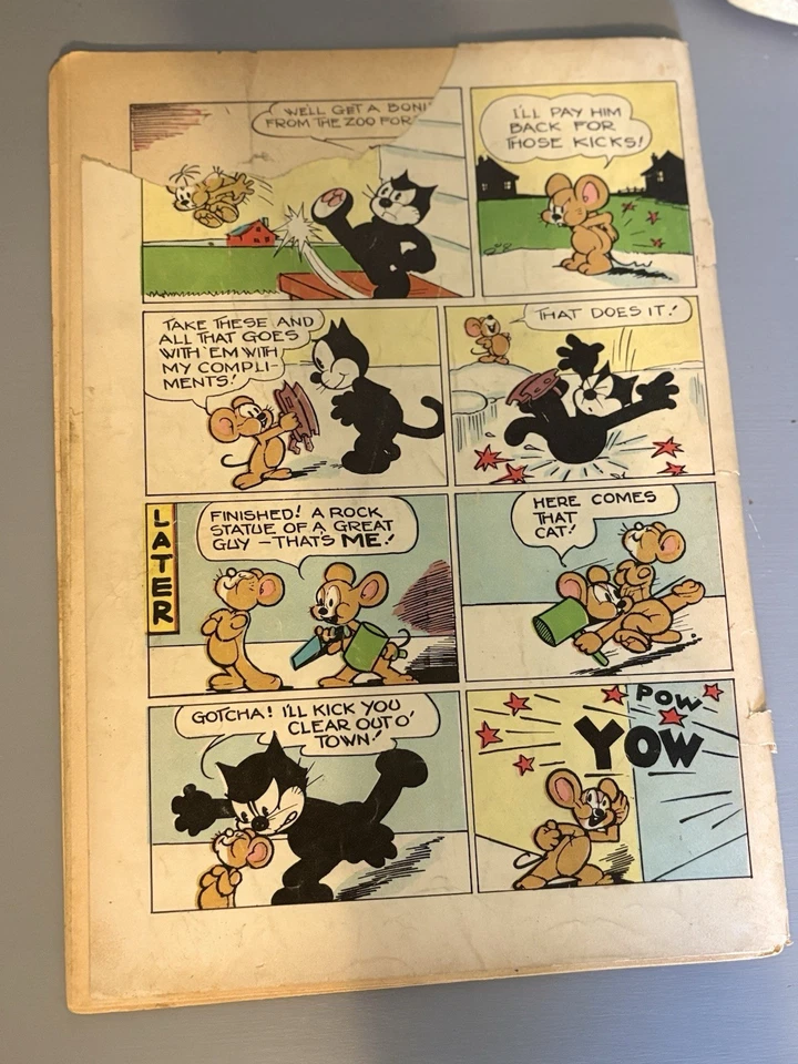 Кот Феликс No 19 комиксов Dell 1951 - Изображение 2 из 4