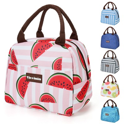 Cute Insulated Lunch Tote Bag Lunch Bags for Kids, Women Lunch Box for  Working