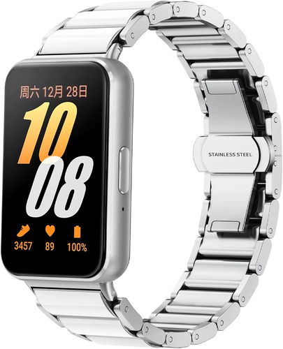 Cinturino Metallico A Rete Magnetico Per Huawei Band 7 – Acciaio Inossidabile, Traspirante E Regolabile - 3