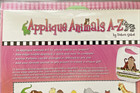 NIP Zebra Patterns Applique Animals A-Z by Debra Gabel RARE Out of Production. — photo 6