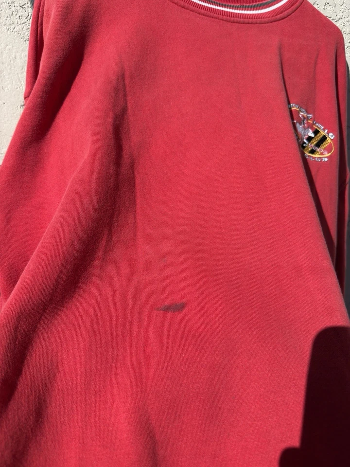 Sudadera de Colección Beverly Hills Polo Club Cuello Redondo Roja Foto 4 de 4