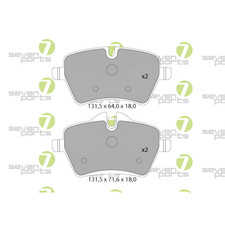 Bremsbelagsatz Scheibenbremse 7 Seven Parts SVP25480 f�r Bmw Mini 1. Vorderachse