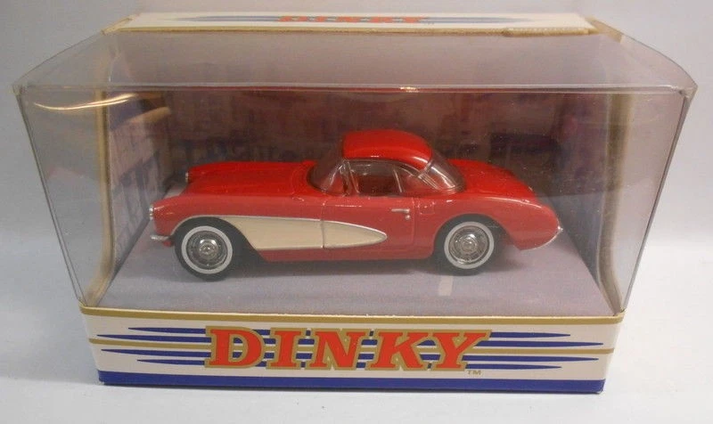 Dinky Escala 1/43 Diecast Modelo DY-23 CHEVEROLET CORVETTE ROJO Foto 4 de 4