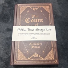 The Count of Monte Cristo Hidden Storage Hollow Fake Book Box 