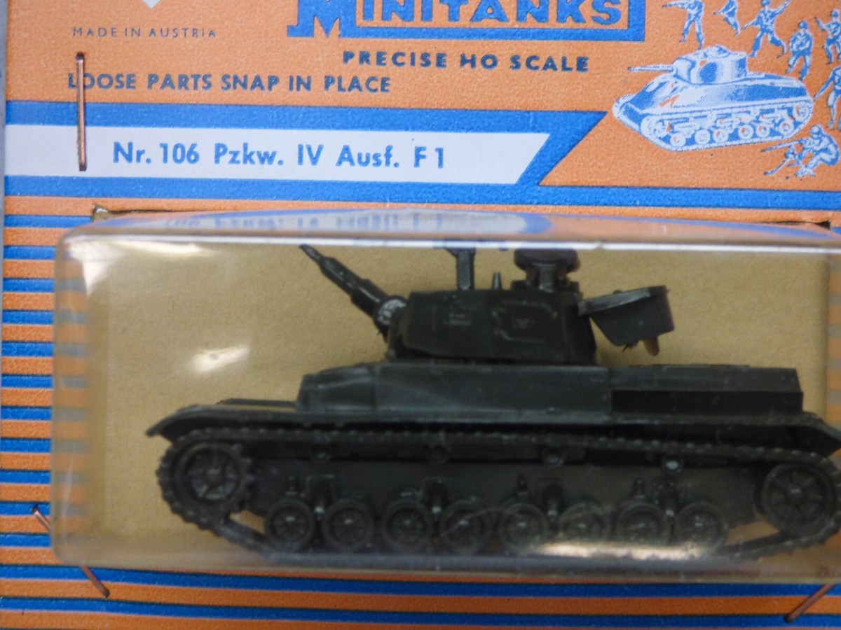 Roco Minitanks WWII German Panzer IV F1 Medium Tank Lot #216x© | eBay