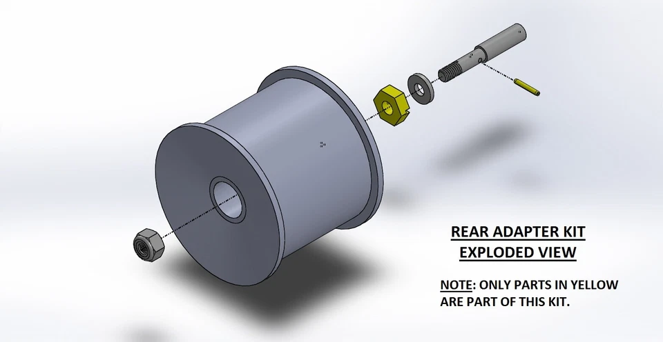 12 mm Hex Adapter Kit Rear Wheel Vintage Losi Jrx, Junior, XX, XXX - 100-0029 - Image 2 of 2