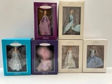 Hallmark Keepsake Barbie Porcelain and Fabric Ornaments  - Sold per Item