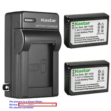 Kastar Battery AC Wall Charger for Samsung BP1030 BP1130 & Samsung NX1000 Camera