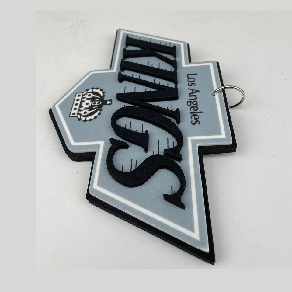 Nuevo NHL LOS ANGELES KINGS BIG Fan Chain ROSA INTENSO Collar Espuma MI EE. UU. Foto 2 de 3