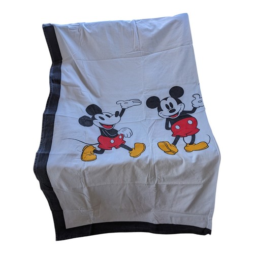 Disney Retro Mickey Mouse Old School 4 Poses Fabric Shower Curtain 72x72 - Picture 3 of 7
