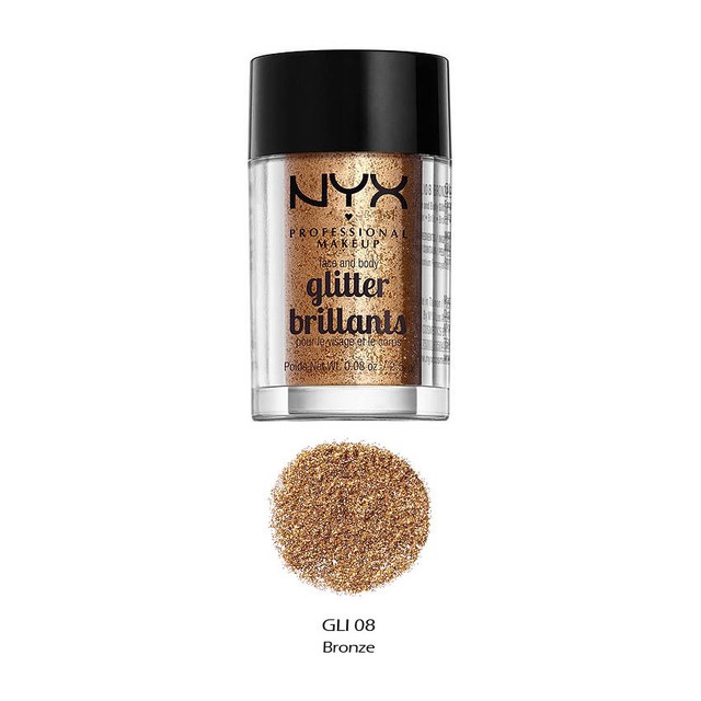 Nyx Face And Body Glitter Bronze