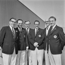 English Bowls Association team for Outdoor Bowls Championship OLD PHOTO