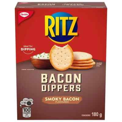 6 Boxes Of Christie Ritz Bacon Dippers Crackers 180g Each