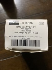 Dayton Time Delay Relay 1EGB6 120V Ac/Dc