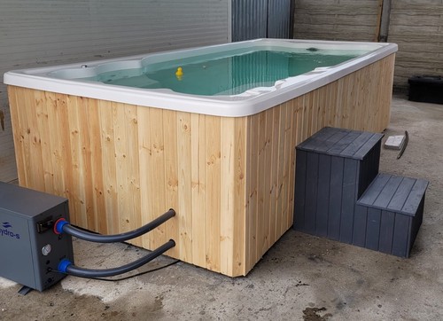 Schwimmbad Schwimmbecken Swimmingpool Gartenpool KLEO 476x225  Gegenstromanlage - Bild 13 von 24