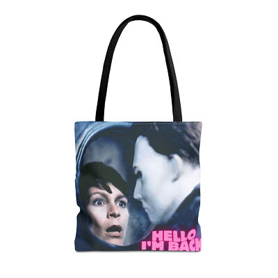 Halloween H2O 16x16in Tote Bag (5 color handle options) Jamie Lee Curtis