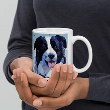 Abstract Dogs Mug
