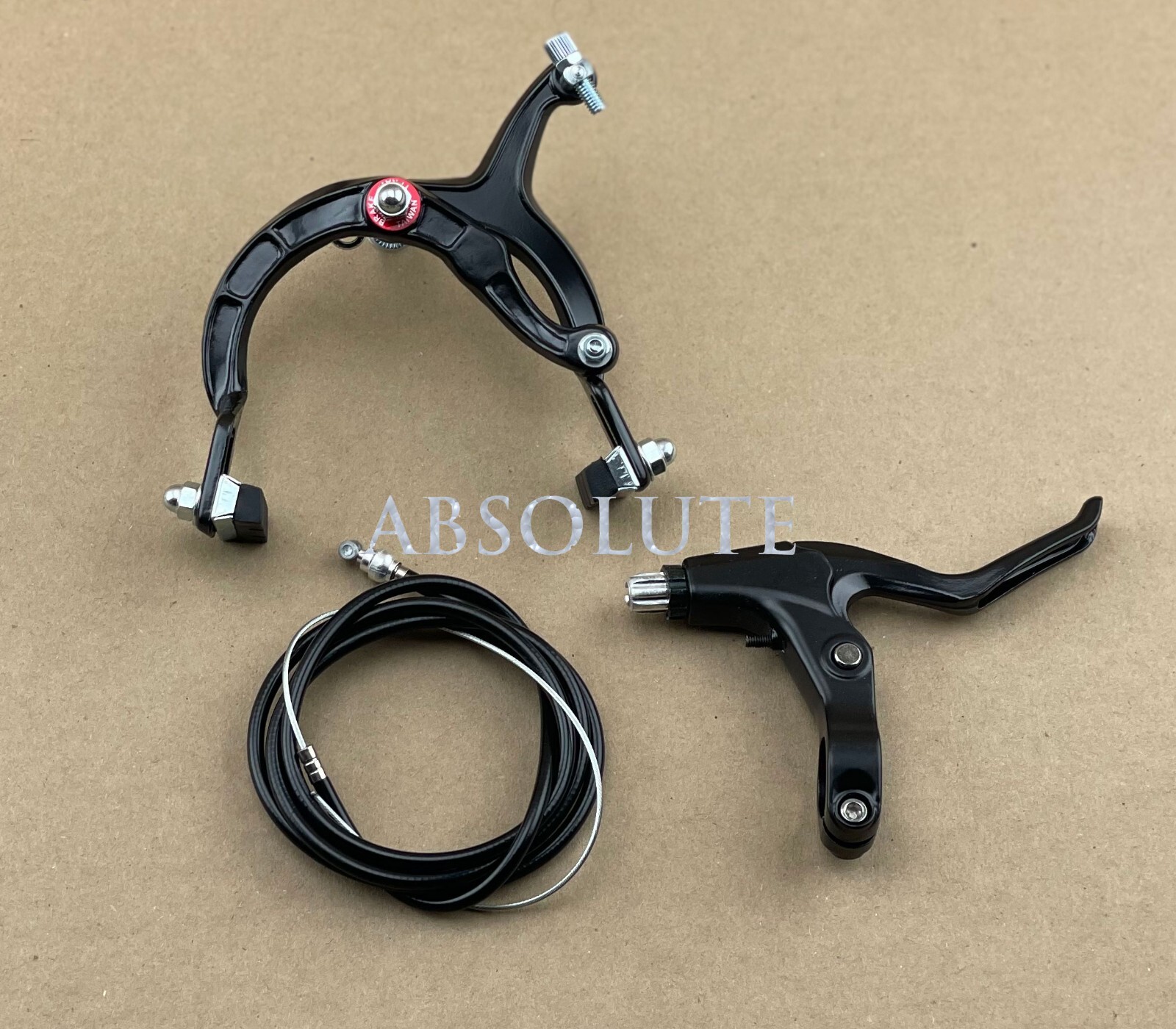 BLACK CRUISER BIKE REAR BRAKE LEVER CABLE CALIPER BMX VINTAG