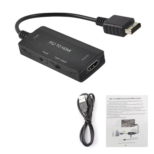 PS2 zu HDMI Video Konverter Adapter HD 1080P für PlayStation 1/2/3 HDTV Monitor - Bild 11 von 11