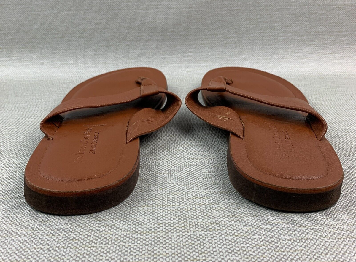 To Boot Men\'s Brown Leather Thong Sandals Sz 11 By Adam Derrick To Boot New York Adam Derrick Mens Size 11 | Mercari main image 3