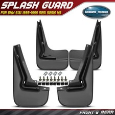 4pcs Front Rear Splash Guards Mud Flaps For Bmwe36 318i 1993-1999 323i 325is