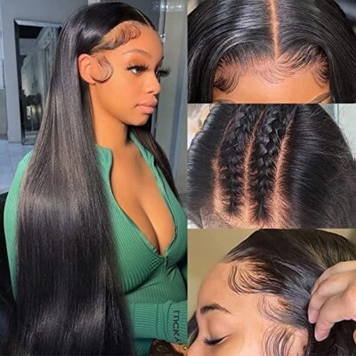HD Lace Front Wigs Human Hair Pre Plucked Hairline 180  display picture 2