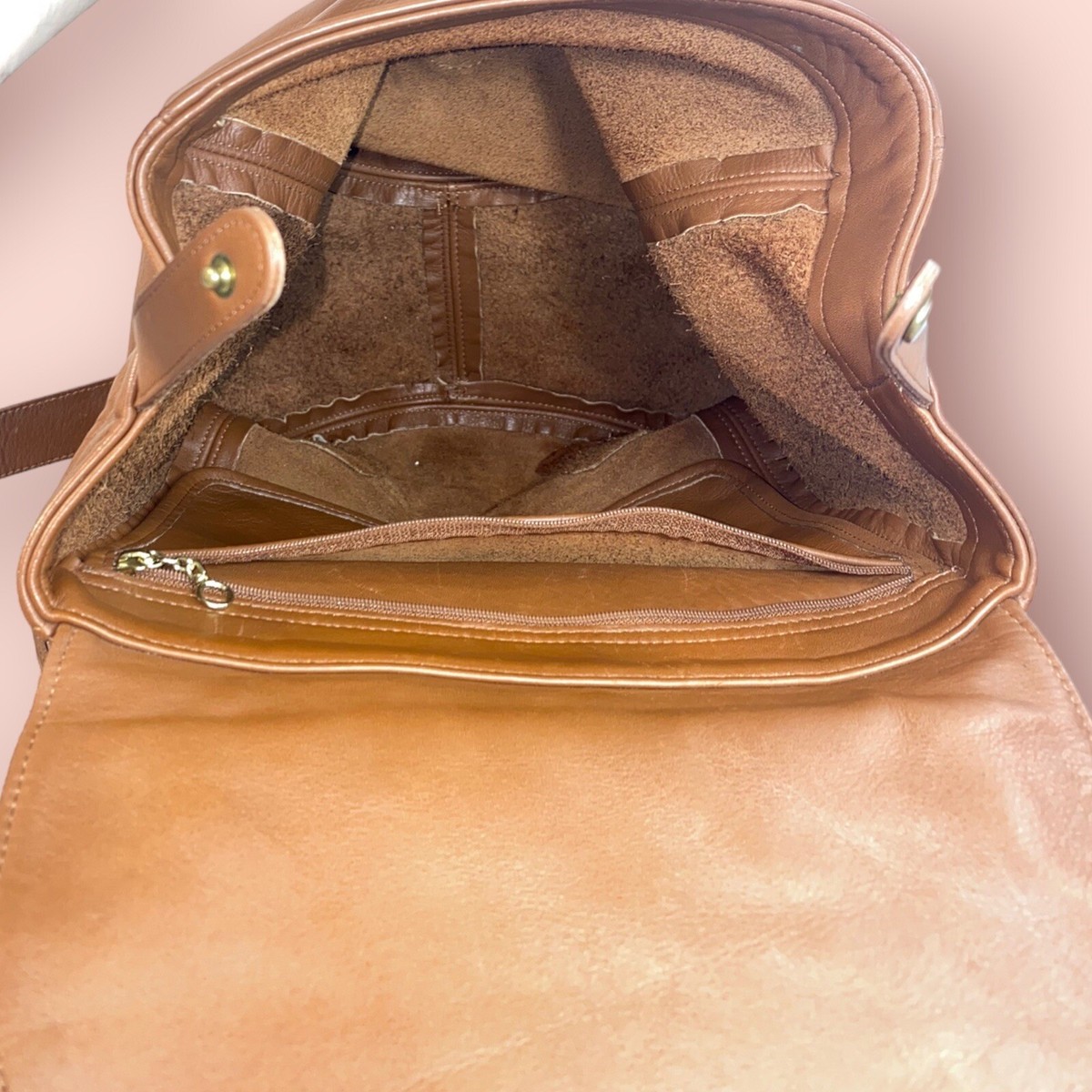 Coach Vintage Soho Back Sac Backpack British Tan, Style 4134 COACH Soho Vintage Brown Leather Backpack Rucksack Day Bag  main image 2