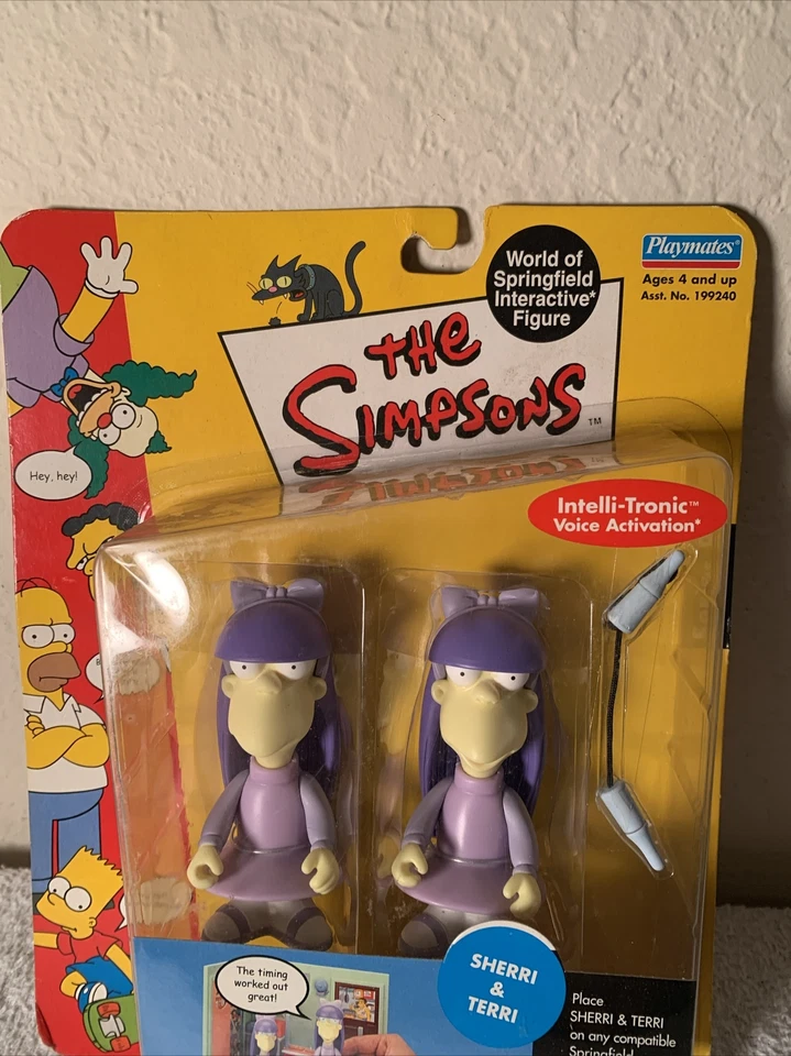 Figura Interactiva Simpsons SHERRI & TERRI World o Springfield Serie-8 Playmate Foto 3 de 4