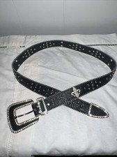 Women  s Boutique Rhinestone Fleur de lis Belt