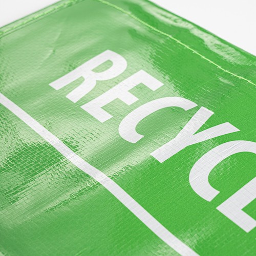 5 Pack Reusable Recycling Bags Paper Plastic Glass Large Recycle Household Waste - Picture 9 of 15