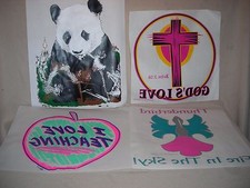 ASSORTED VINTAGE TEE SHIRT TRANSFERS LOT OF 36 LOT T7