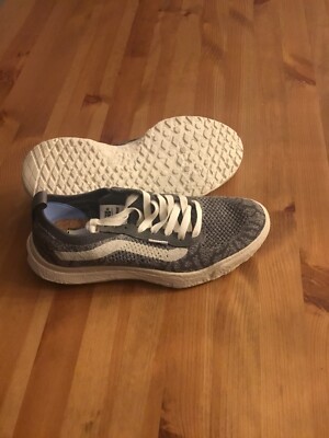 new womens 8.5 Vans Ultrarange VR3 charcoal/white Lightweight EcoCush Breathable