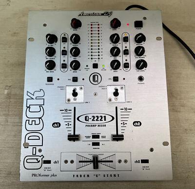 【激レア】DJ Q-men INMIX American DJ Mixer Q-221 | eBay