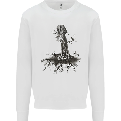 Pull Homme Awdis - Motif Arbre Et Crâne - Taille Regular, Manches Longues - Neuf Sans étiquettes - Polycoton Ringspun