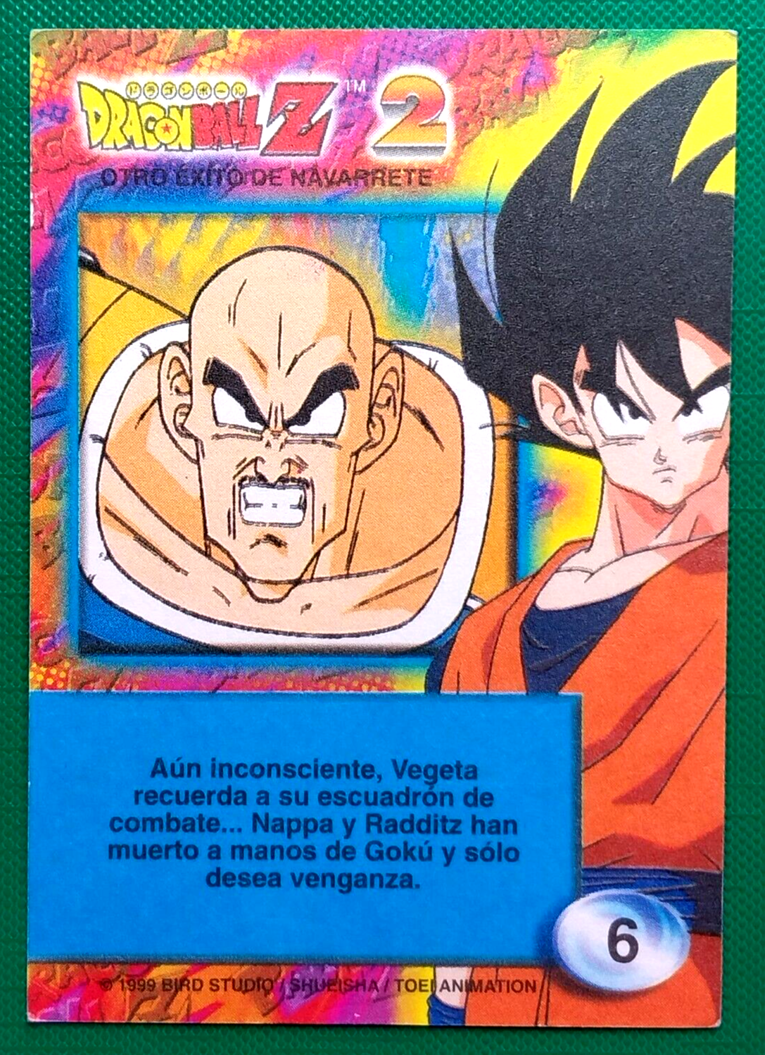 DRAGON BALL Z THE SAGA OF VEGETA NAVARRETE 1998 COMPLETE SET CARDS  108/108