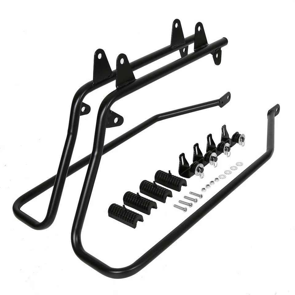 Soporte de conversión de bolsa de alforjas duras para Harley Softail Fatboy Foto 3 de 4