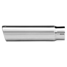 DYNOMAX PERFORMANCE EXHAUST 36486 Exhaust Tip Single Wall Slant Cut Length 12"