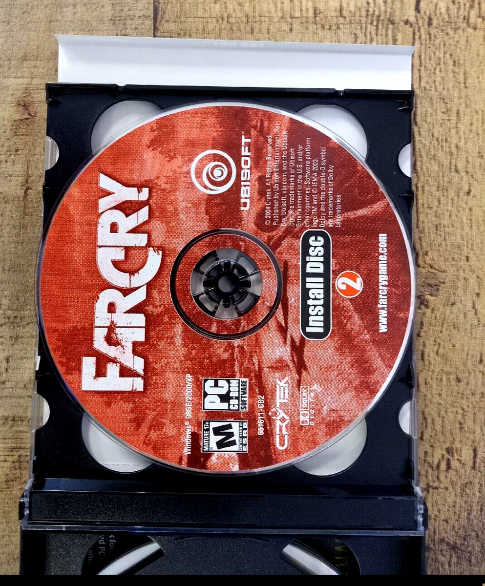 Far Cry 1 Ubisoft PC Game CD ROM Set (2004, Far Cry) All Discs / 5 Disc /  Extra.