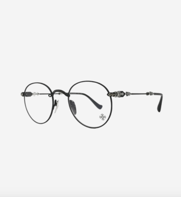 Chrome Hearts Bubba-A Matte Black Plastic Eye Glasses Frame [New