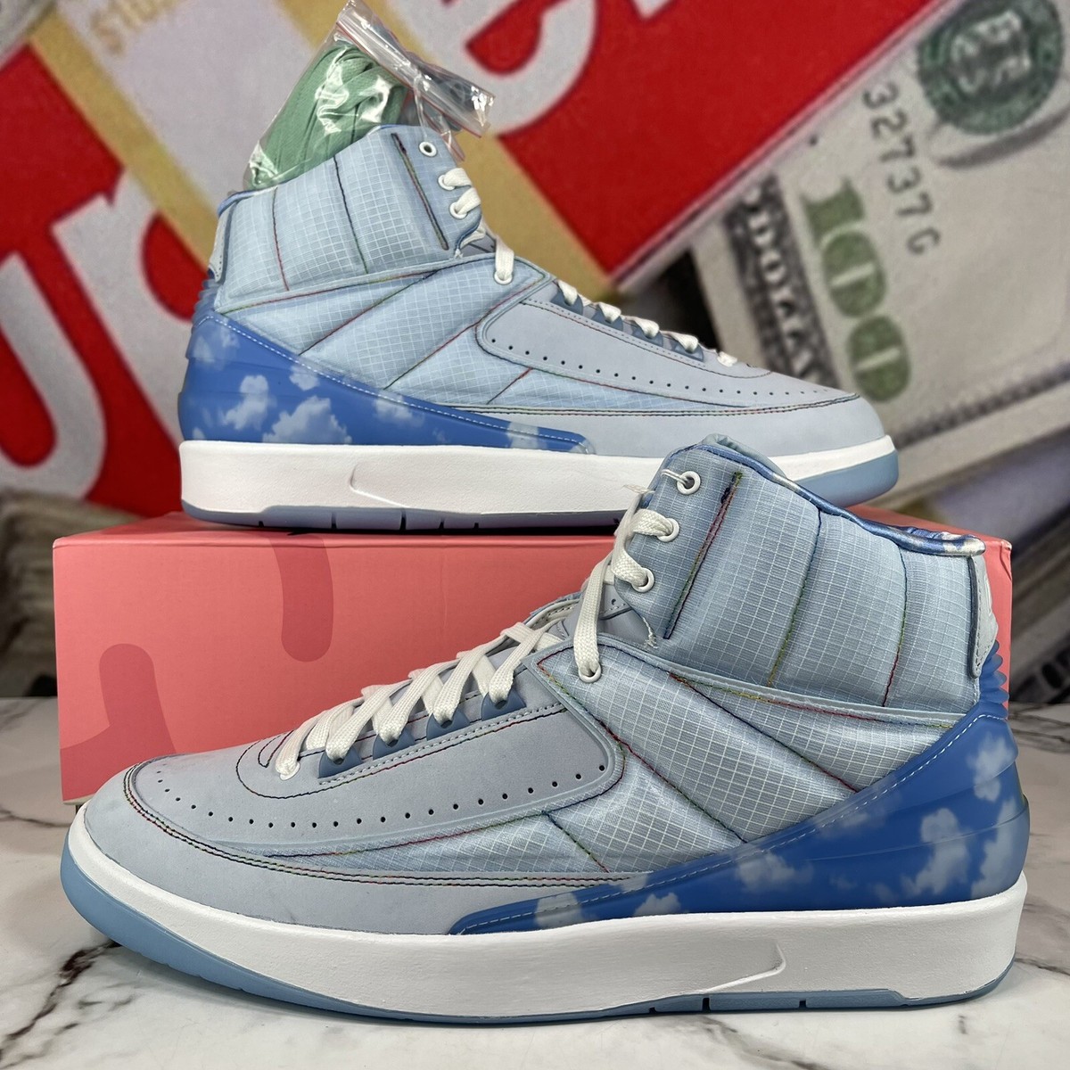 Size 12 - Jordan 2 Retro x J. Balvin Blue 2022 for sale online | eBay