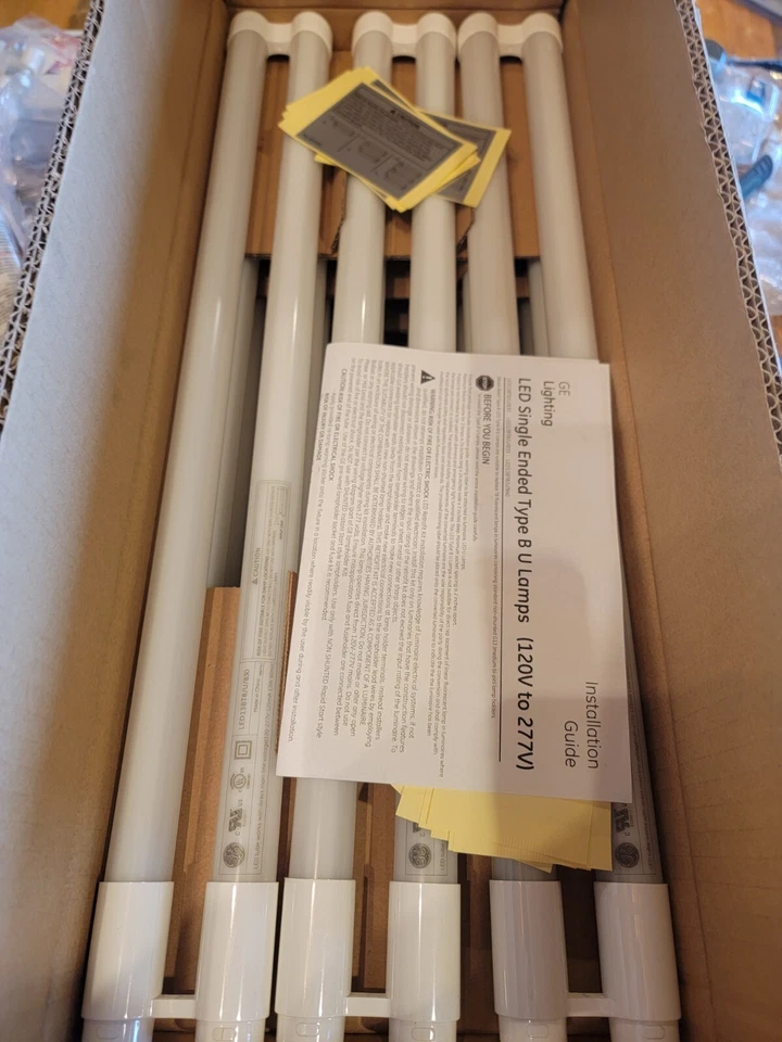 GE Led13bt8/U/830 U-Bend Led Bulb,T8,22-1/2" L,G13,3000K 15pk - Image 3 of 4